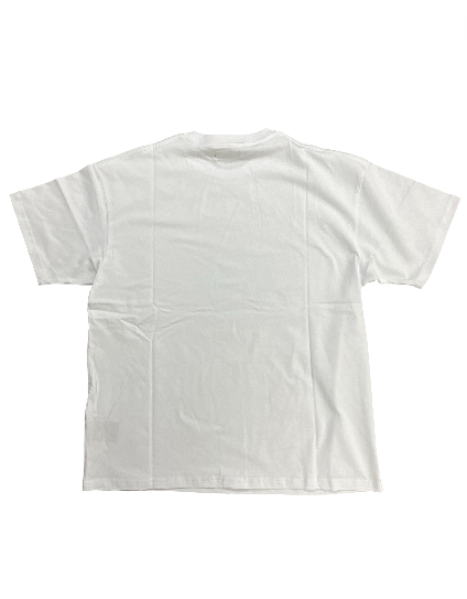 "Vital" White Oversized Crewneck Tee