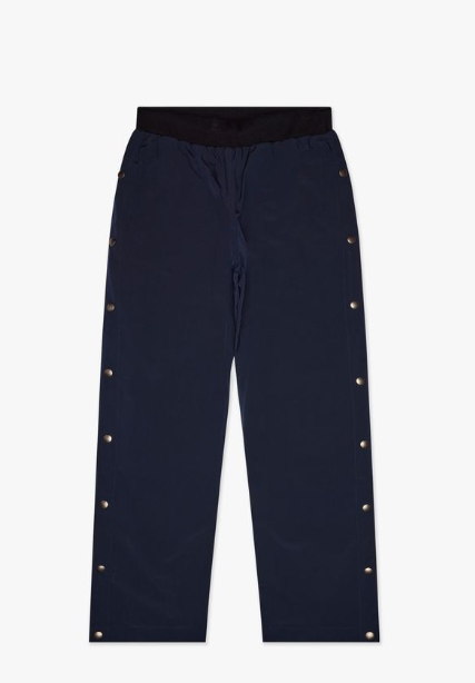 "Phoenix" Navy Snap Button Pants