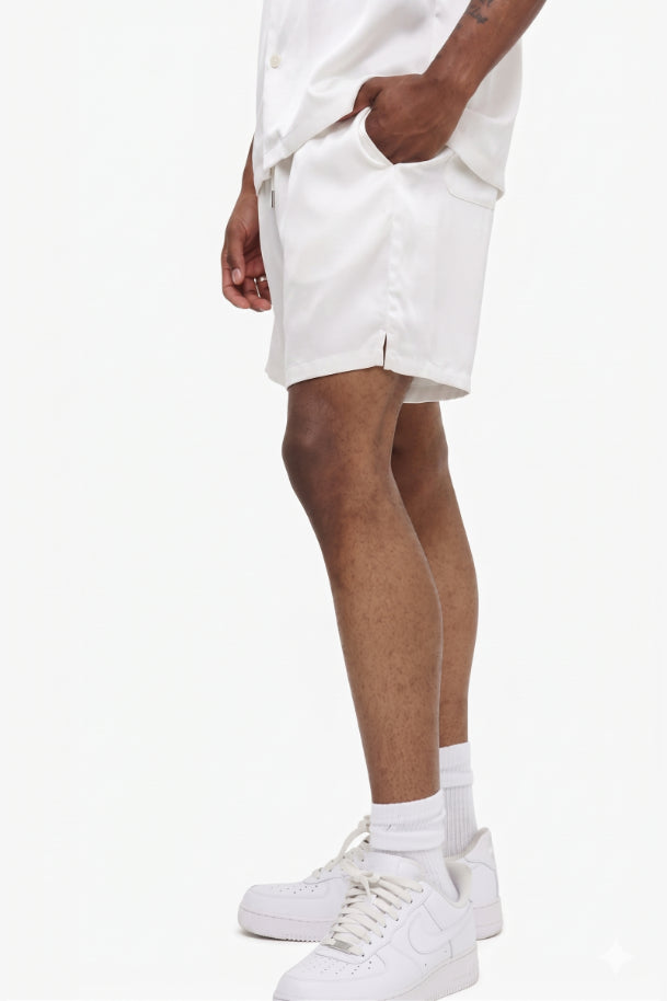 Silnt Chptrs Breeze Men's Shorts - White