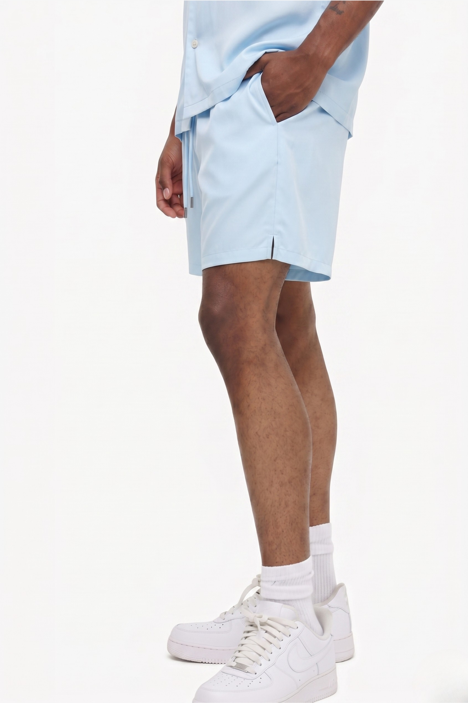 "Breeze" Casual Shorts Light Blue