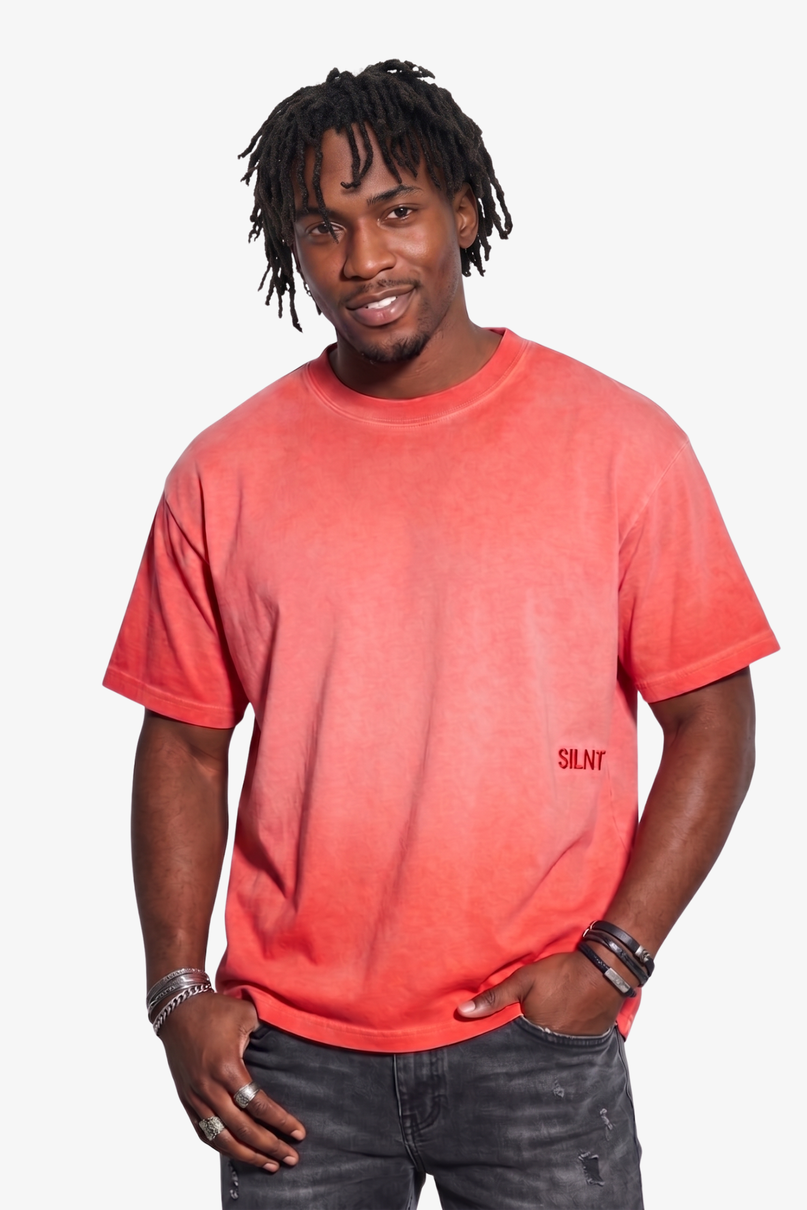 "Sunny" Relaxed Tee Red