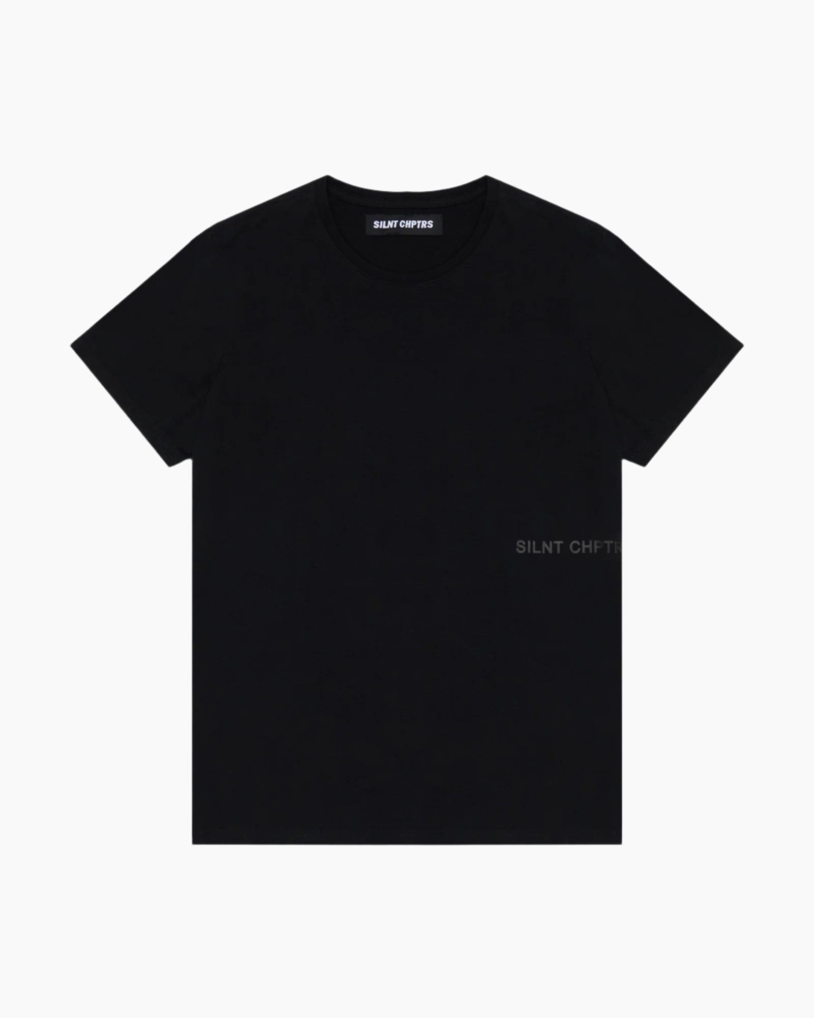 "Vital" Black Oversized Crewneck Tee